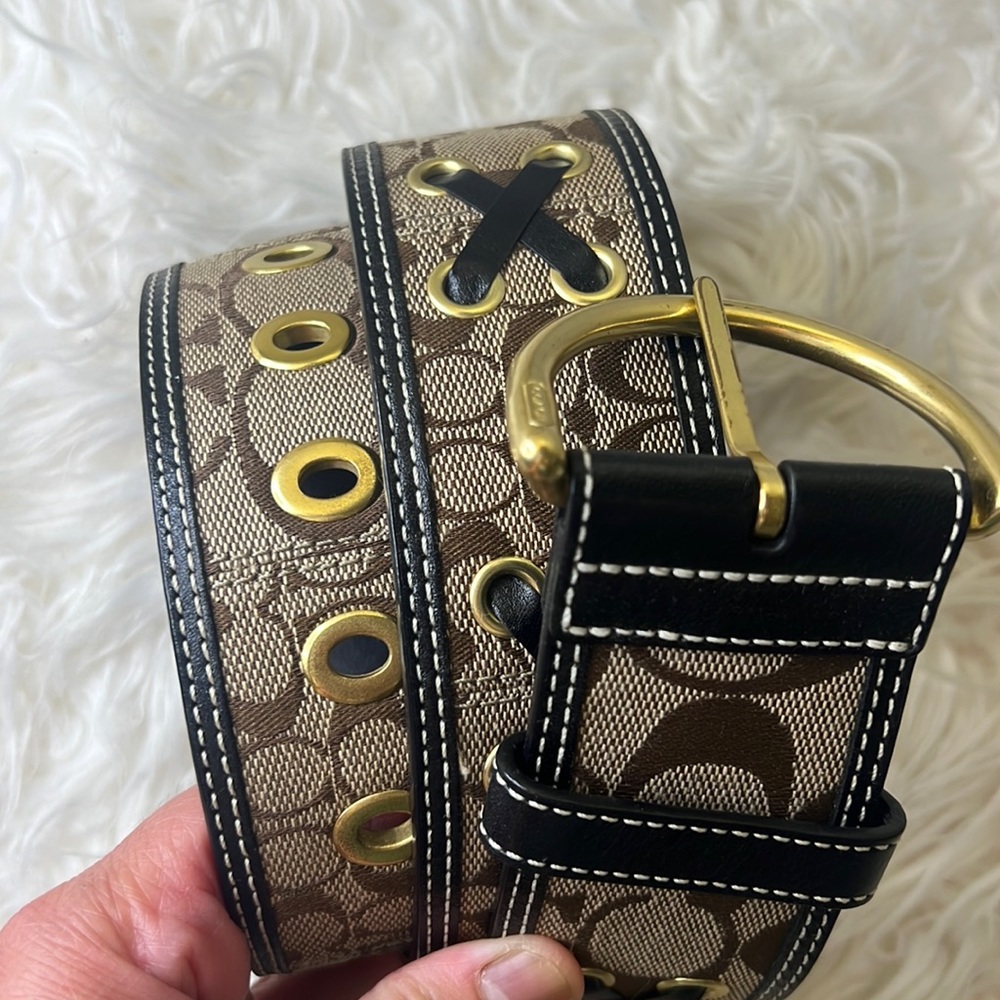 Coach Brown Genuine Leather Belts Gem